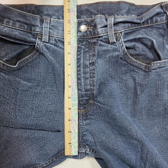 40 Grit Duluth Trading Jeans Mens 36x32 Blue Standard Fit Denim Stretch Pants - Picture 9 of 11